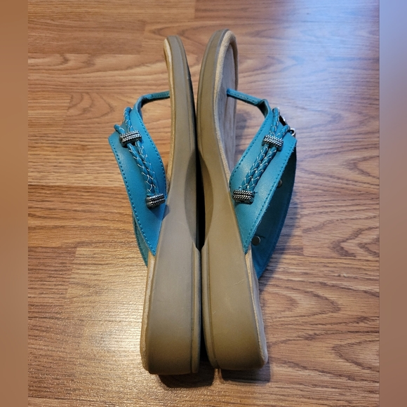 Minnetonka Silverthorne Sandals Turquoise, 10 - Picture 5 of 11
